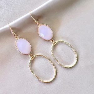 Snoepjesroze Jade & Ovale Hangers