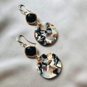 Vanilla, Coffee & Black Resin Rond