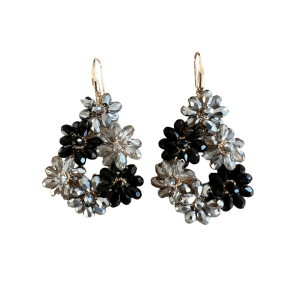 Zwartgrijze Flower Drops