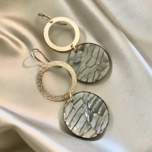 Brushed Ringen & Gemêleerde Grijs-Brons Rond