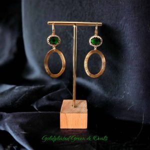 Goldplated Green & Ovals