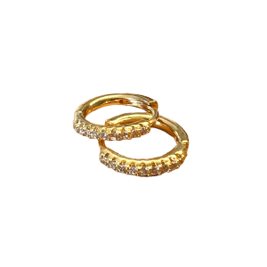 Goldplated Ringetjes met Zirkonia