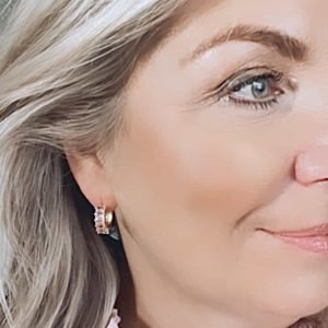 Goldplated Oorringen Zirkonia Multicolour