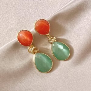 Oranje & Aquagreen Catseye