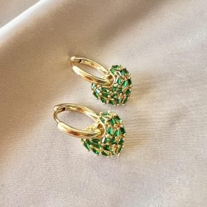 Goldplated Hartjes Deluxe Groen (Pomellato Look)