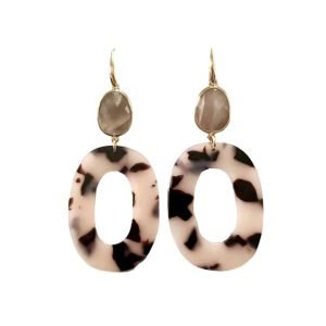 Tortoise Resin & Goldplated Taupe