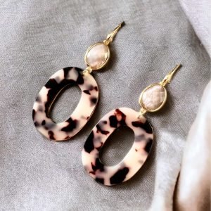 Tortoise Resin & Goldplated Taupe