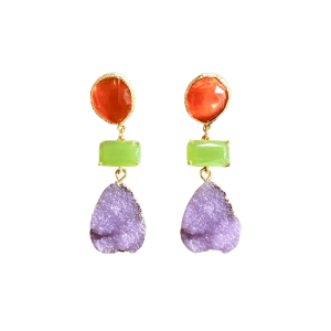 Catseye & Druzy Tropical