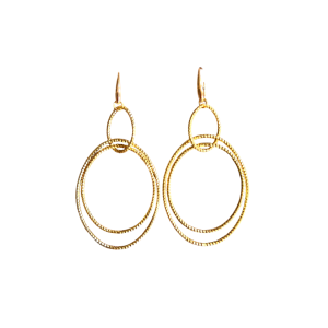 Goldplated Double Oval