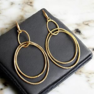 Goldplated Double Oval