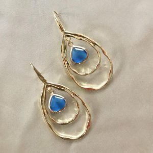 Dubbele Open Drops & Sky Blue Catseye