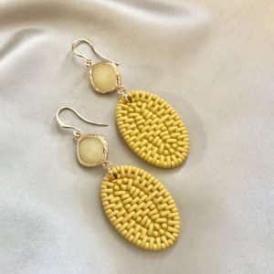 Gele Jade & Gele Rotanlook Ovaal