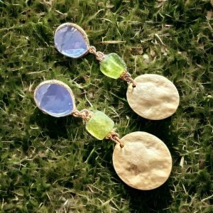 Iceblue Catseye & Appeltjesgroene Jade