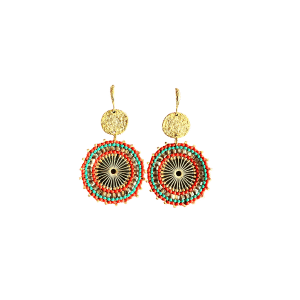 Solar Coral & Turquoise