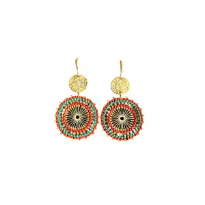 Solar Coral & Turquoise