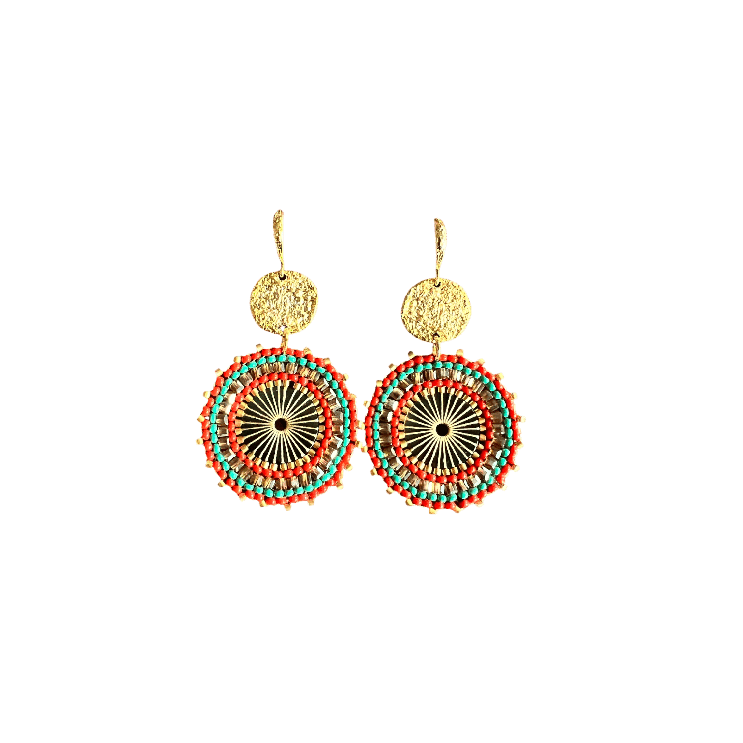 Solar Coral & Turquoise