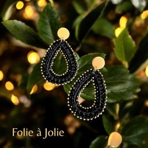 Zwarte Crochet & Crystals