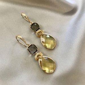 Bruin & Gele Glassteen