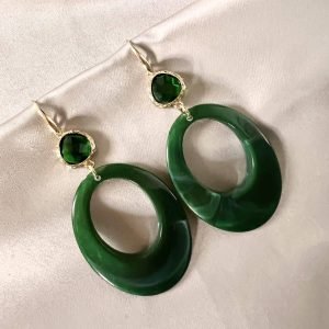 Smaragdgroene Glassteentjes & Resin