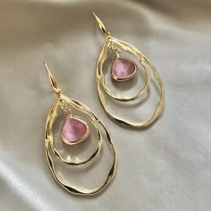 Dubbele Open Drops & Roze Catseye