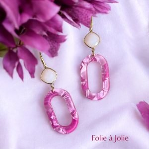 Roze Jade & Paarsroze Resin