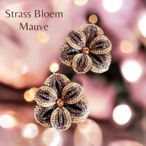 Strass Bloem Mauve