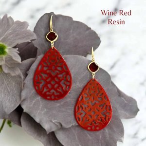 Wine Red Resin