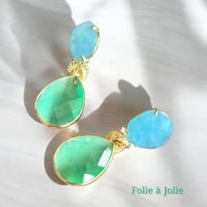 Aqua & Zeegroene Catseye