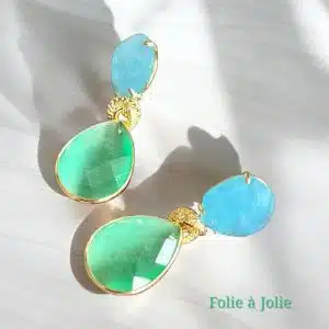 Aqua & Zeegroene Catseye
