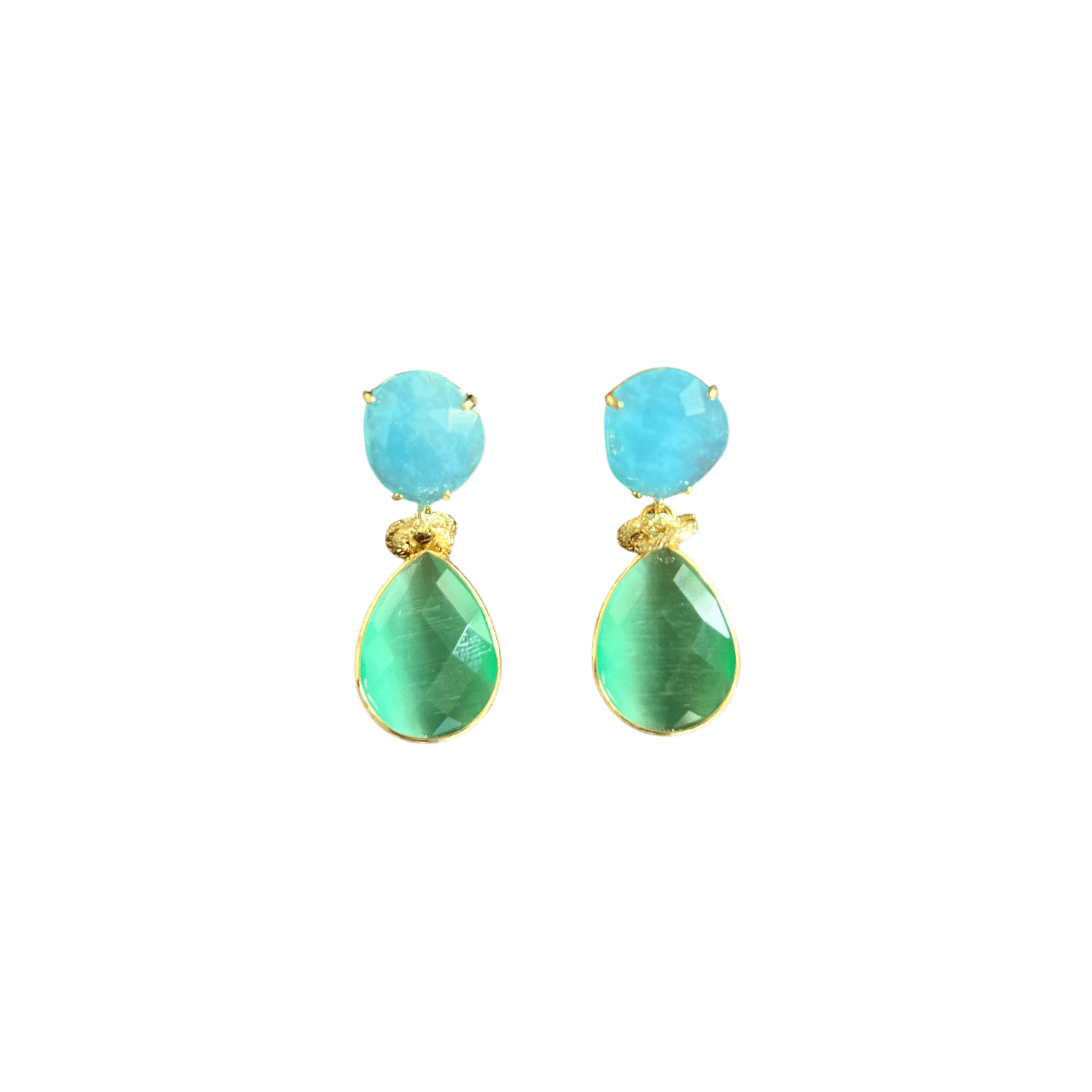 Aqua & Zeegroene Catseye