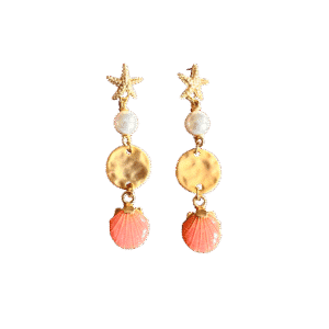 Parels en Schelpjes Peach