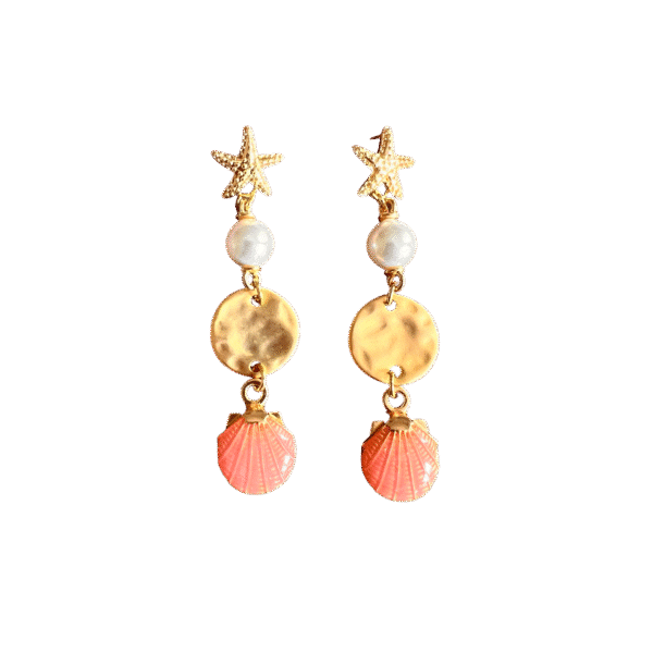 Parels en Schelpjes Peach