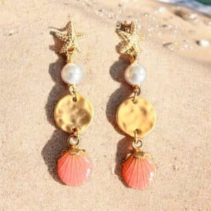 Parels en Schelpjes Peach