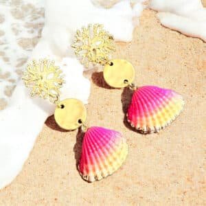 Schelpen Roze/Oranje