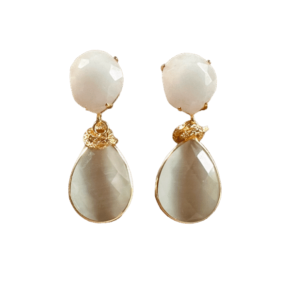Witte Jade & Catseye
