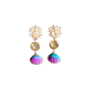 Schelpen Paars/Turquoise