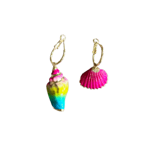 Multicolour Schelp & Fuchsia Schelp