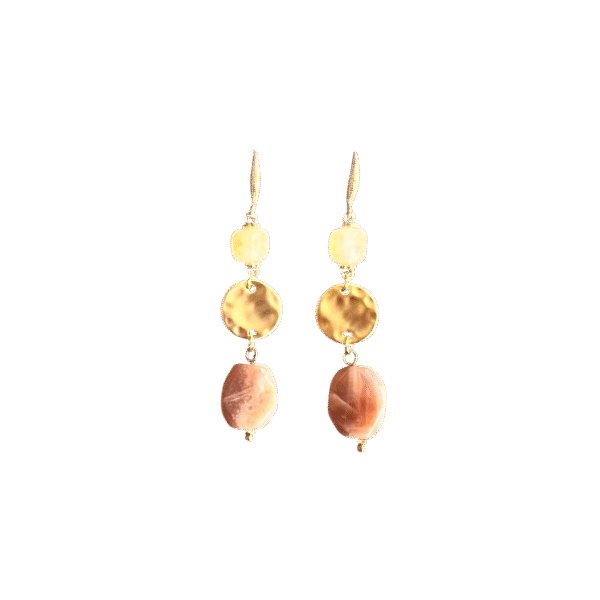 Zachtgele Jade & Vintage Peach