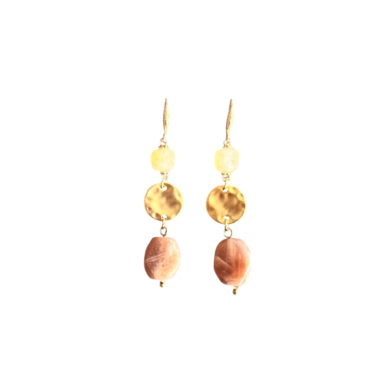 Zachtgele Jade & Vintage Peach