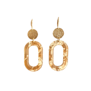 Resin Goudbeige Munt