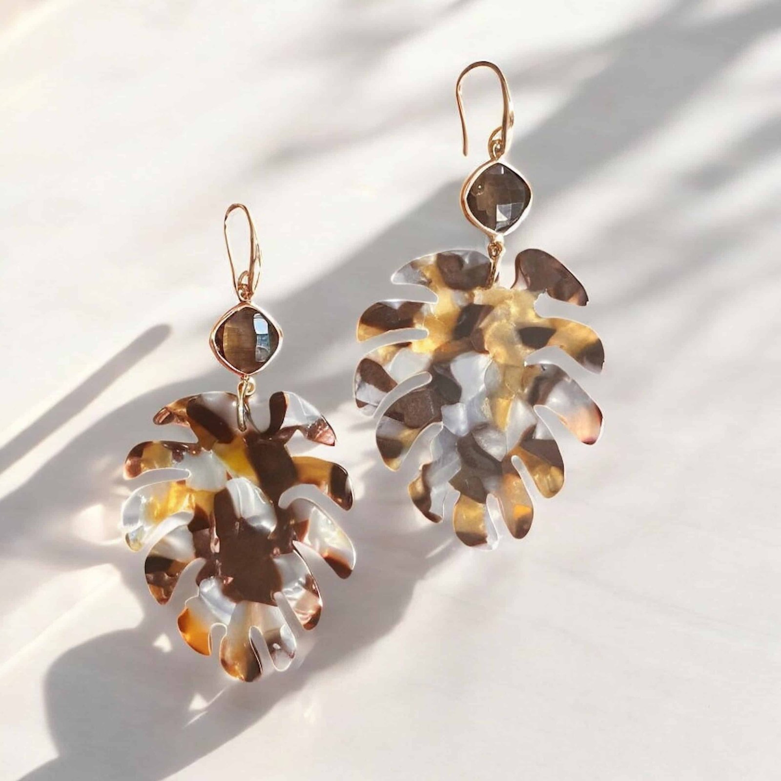 Leaves Bruin Warmgeel - Afbeelding 2