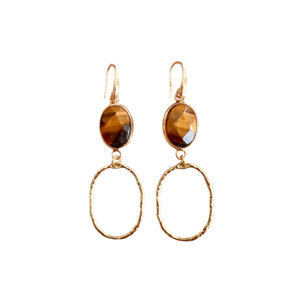 Tiger Eye Ovaal