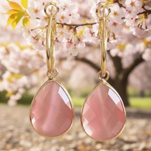 Oorringen & Roze Catseye