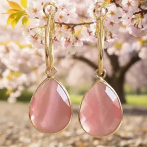 Oorringen & Roze Catseye