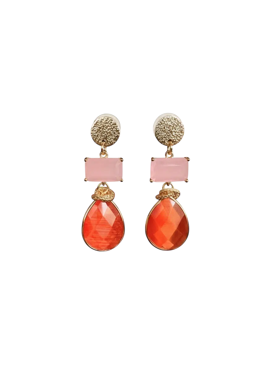 Blushpink & Oranje Catseye