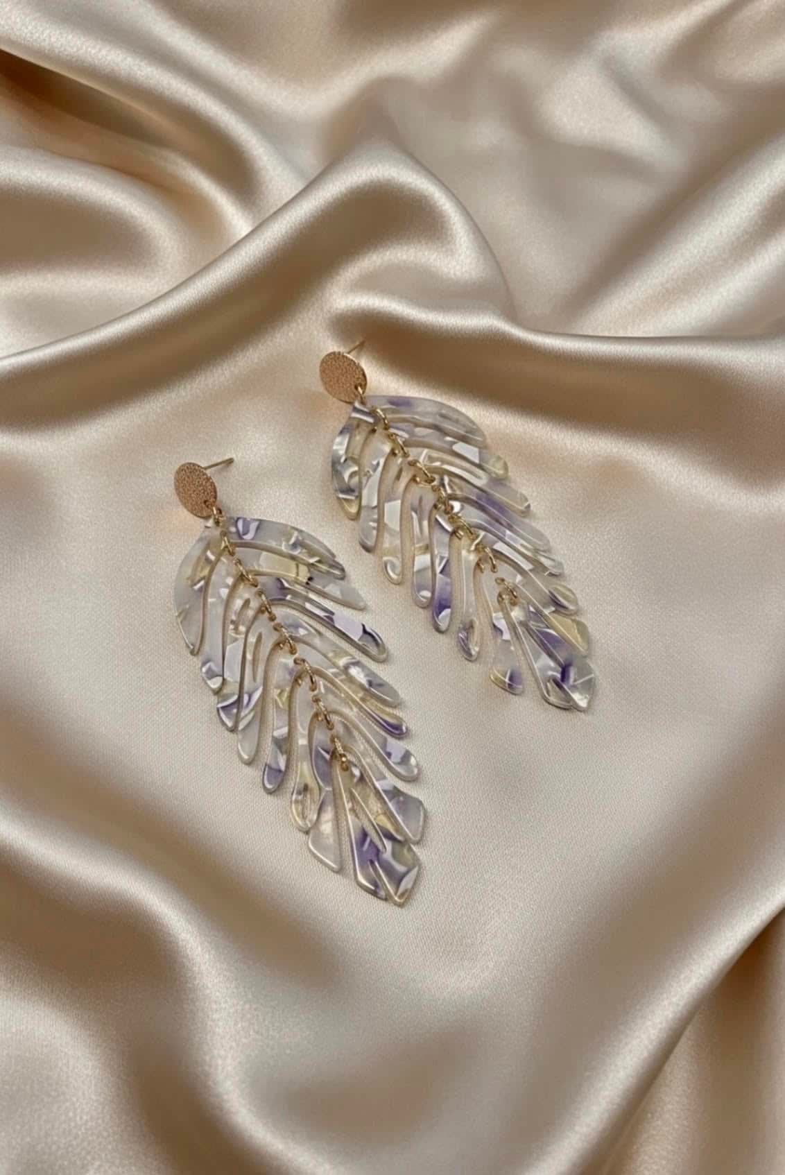 Leaves Small Bluejeans/Zachtgroen - Afbeelding 2