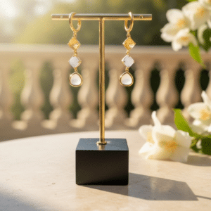 Trio Beige-IJsblauw-Wit