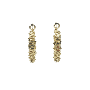 Goldplated Oorringen Reliëf