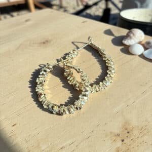 Goldplated Oorringen Reliëf