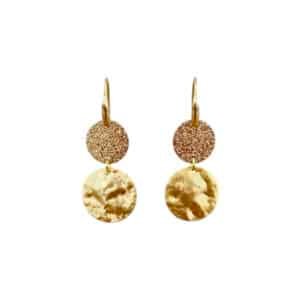 Dubbele Muntjes Goldplated